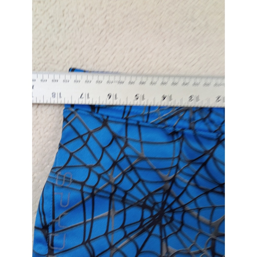 Spyder Marvel Spider-Man Pants Kids XL 18 Blue Good Web Print Fleece Athletic - Picture 9 of 13